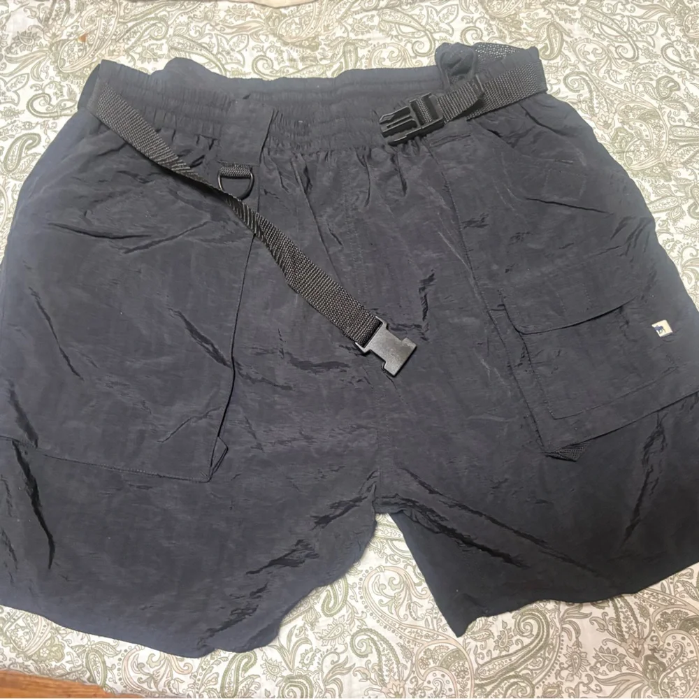 Nylon cargo shorts